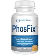 PhosFix 120 Pills Phosphorus Binder with Chitosan for Supporting Normal Phosphorus Levels and Kid...