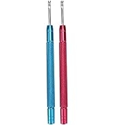 2pcs Watch Hands Removers, Lever Type Puller Watch Tool for Watch Hands Removers Replace(Red + Blue)