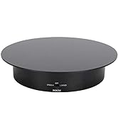 Brrnoo 23.8Cm 360° Rotation Electric Turntable for Photography,2 Gears Speeds 5Kg Load-Bearing El...