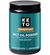 Perfect Keto MCT Oil Powder, Medium Chain Triglycerides, Ketogenic Non-Dairy Coffee Creamer and B...