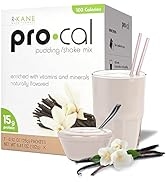 Pro Cal Vanilla - R-Kane High Protein Meal Replacement Shakes / Pudding - Pro Cal - 20+ Vitamins ...