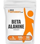 BULKSUPPLEMENTS.COM Beta Alanine Powder - Beta Alanine 3000mg, Beta Alanine Pre Workout, Beta Ala...