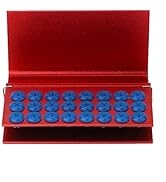 ZJchao Disinfection Box, 24 Holes Aluminium Alloy Disinfection Case with Silicone Pad Each Holds ...