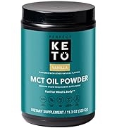 Perfect Keto MCT Oil Powder, Medium Chain Triglycerides, Ketogenic Non-Dairy Coffee Creamer and B...