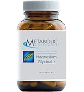 Metabolic Maintenance Magnesium Glycinate - Pure Magnesium + Vitamin C Supplement with Superior A...