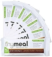 Tiny Meal Protein Bars by R-Kane Nutritionals - High Protein High Fiber Meal Replacement Snack fo...