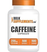 BULKSUPPLEMENTS.COM Caffeine Capsules - Caffeine Supplements, Caffeine Pills 200mg - Caffeine Cap...