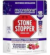 Moonstone Stone Stopper & Kidney Support Drink Mix, Cranberry Raspberry, Keto Electrolyte Hydrati...