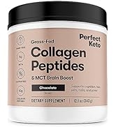 Perfect Keto Collagen Peptides Protein Powder with MCT Oil | Hydrolyzed Collagen, Type I & III Su...