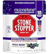 Moonstone Stone Stopper & Kidney Support Drink Mix, Keto Electrolyte Hydration Powder, Stone Prev...